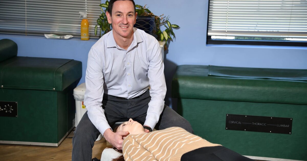 Treatment area at Maryland Chiropractic & Physical Medicine in Edgewater, MD where chiropractic adjustments are performed