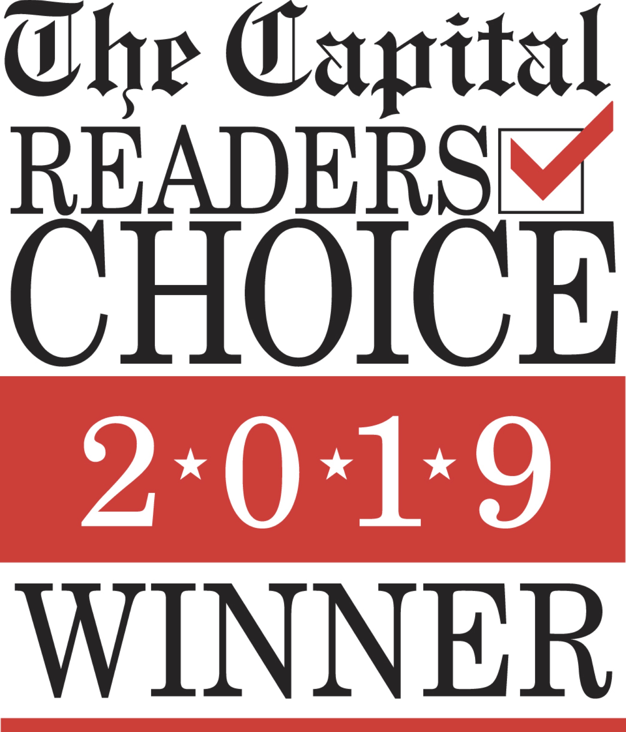 Capital Readers' Choice 2019 Winner badge