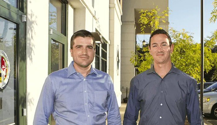 Dr. Derek Curran and Dr. Eric Schmitt, chiropractors at Maryland Chiropractic & Physical Medicine in Edgewater, MD